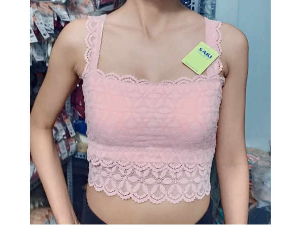 ÁO SAKI ỐNG REN TẦNG 115 - MÀU HỒNG